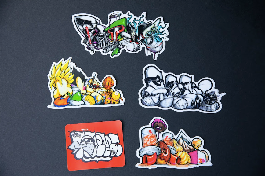 Mr. Totem Theme Throw Sticker Pack