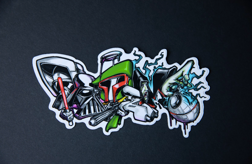 Mr. Totem Theme Throw Sticker Pack