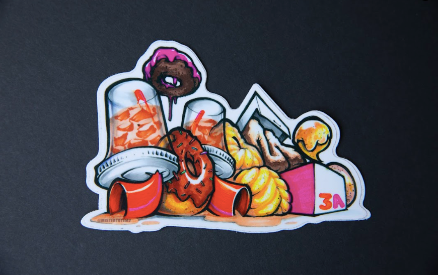 Mr. Totem Theme Throw Sticker Pack